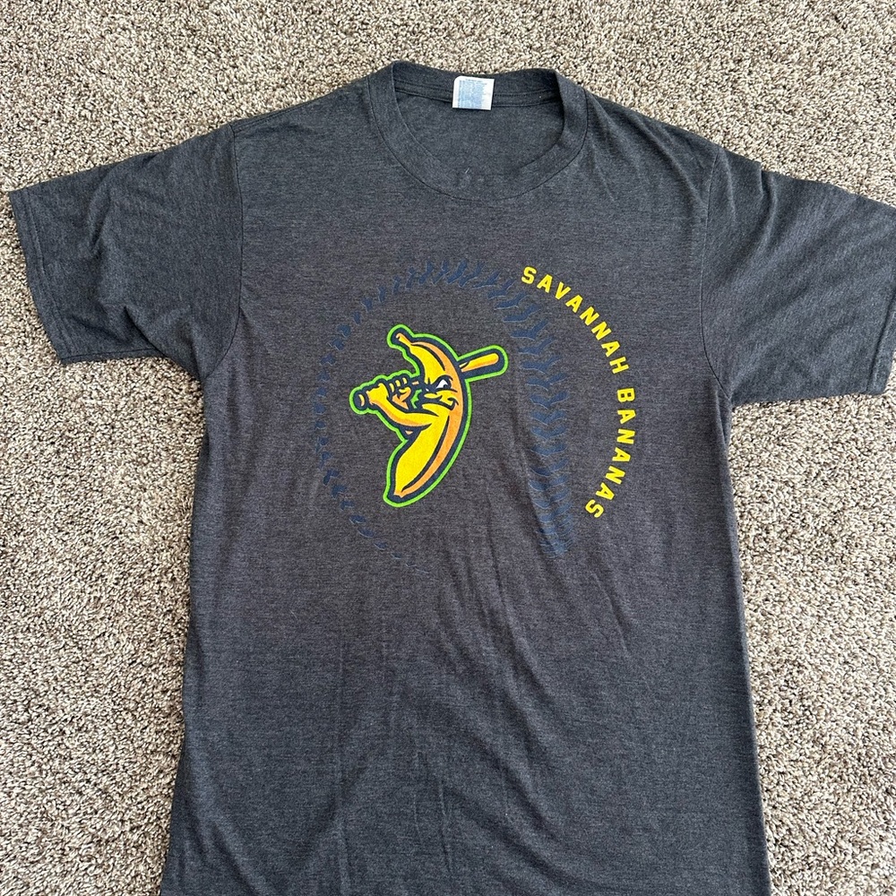 Port and Company Dark Gray Savannah Bananas Kids Tee